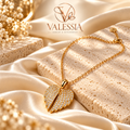 Zirconia Angel Wing Stainless Steel Necklace
