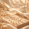 Double-Layer Gold-Tone Necklace with Star-Shaped Pendant